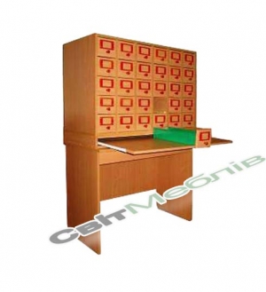 Шафа каталожна на 30 ящиків
