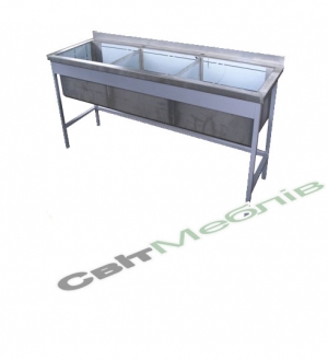 Ванна миюча зварна без полиці 3