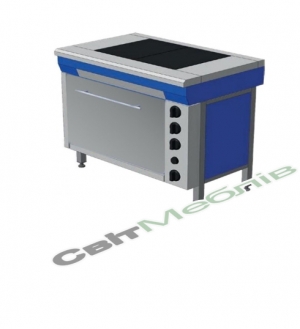 Плита електрична на  2 комфорки з духофою шафою