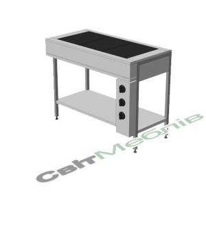 Плита електрична на 3 комфорки ЕПК-3