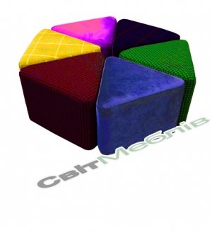 Комплект пуфів