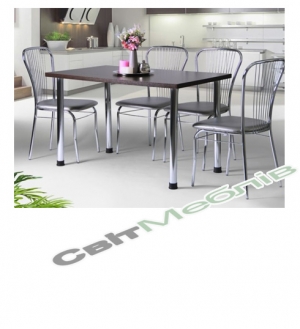 Комплект  стіл та стільці Цезарь (стіл+4 стільця)