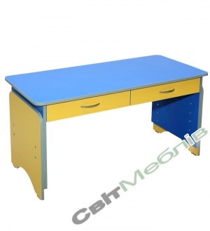 Стіл дитячий 2-місний з шухлядами