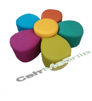 Комплект пуфів  "Квіточка"