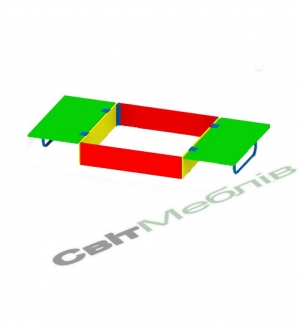 Дитяча пісочниця з кришкою