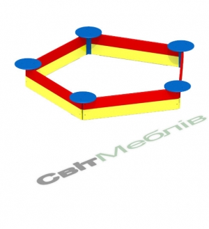 Дитяча пісочниця Зірочка