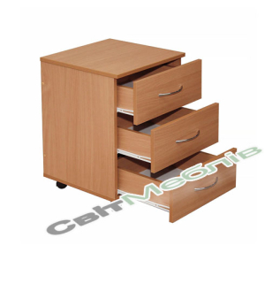 Тумба з шухлядами мобільна БЮ301