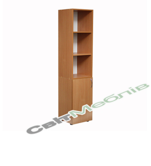 Пенал 1-дверний на п'ять полиць БЮ512(513)