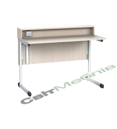 Стіл-помічник з розеткою для кабінету фізики та хімії