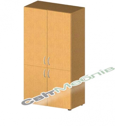 Шафа для книг 4-дверна на п'ять полиць БЮ406