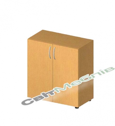 Шафа для книг 2-дверна на дві полиці БЮ404