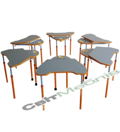 Стіл мобіл. с регул. та нахилом стільниці