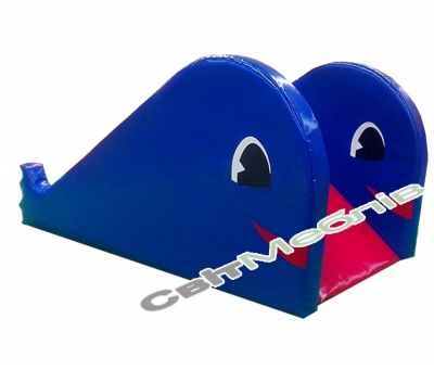 М'який ігровий набір "Гірка "Кит"