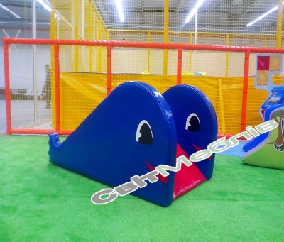 М'який ігровий набір "Гірка "Кит"