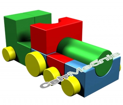 Багатофункціональний набір "Паротяг"