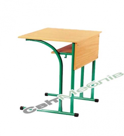 Стіл учнівський 1-місний з полицею, № 4-6