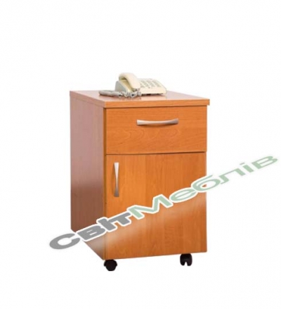 Тумба мобільна з шухлядою та дверкою Т-21