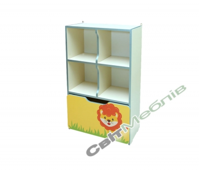 Стінка "Звірята" №8 відкр. з шухлядою