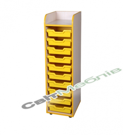 Стінка "Органайзик" під лотки елемент №2 з комплектом лотків №1