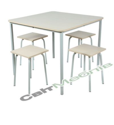 Стіл для їдалень квадратний 4-місний, №6