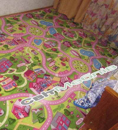 Дитячий килим з дорогою "Світ Таун"