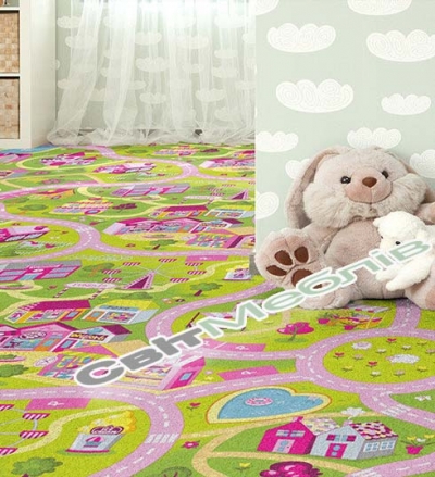 Дитячий килим з дорогою "Світ Таун"