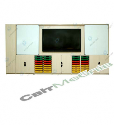 Пенал для одягу до стінки "Інтерактивна освіта"