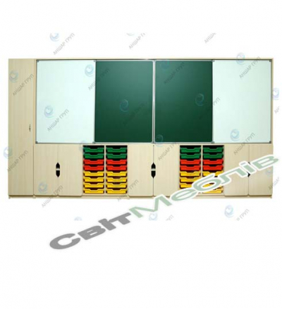 Пенал для одягу до стінки "Інтерактивна освіта"