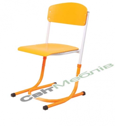 Стілець учнівський на круглій трубі, №4-6