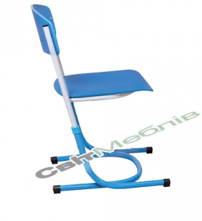 Стілець учнівський на круглій трубі, №4-6