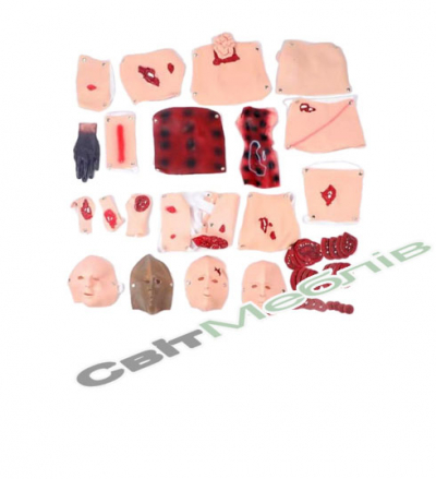 Набір моделей ран та ушкоджень Тип 2