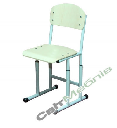 Стілець полозковий на круглій трубі, №4-6