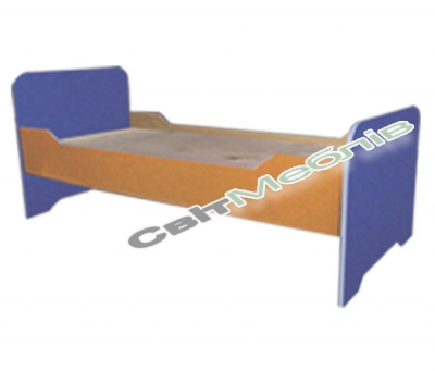 Ліжко дитяче з заокругленими бильцями без матрацу