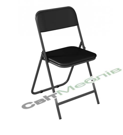 Стілець розкладний напівм'який, шкірзамінник