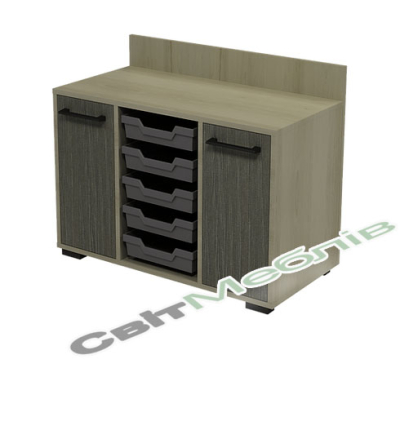 Тумба приставна до стола з лотками