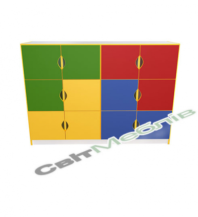 Шафа дитяча з дверцятами закрита