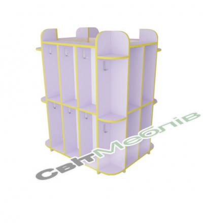 Вішалка для рушників острівна  28 секції