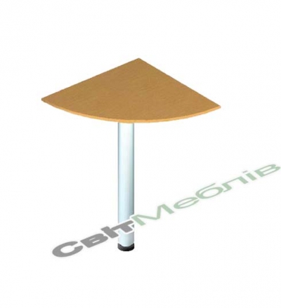 Стіл  приставний на хром. нозі БЮ203