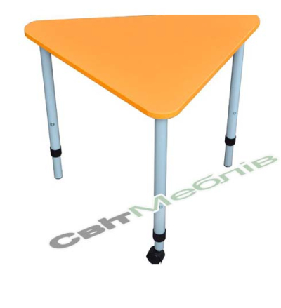 Стіл мобільний модульний “Трикутник” 72° регульований