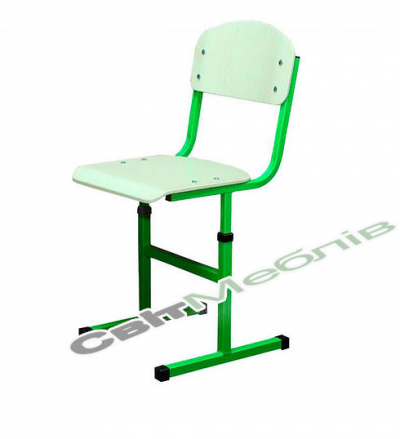 Стілець Т-подібний на квадратній трубі, №3-6