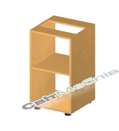 Пенал відкритий на дві полиці нижній БЮ520