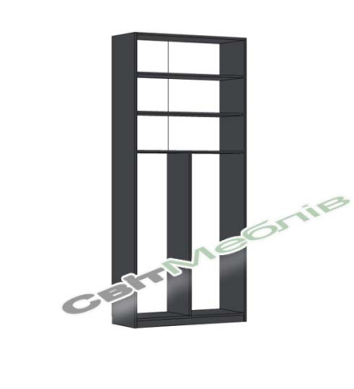 Шафа відкрита з полицями для зберігання засобів навчання кабінет «Захист України», "Кабінет безпеки"