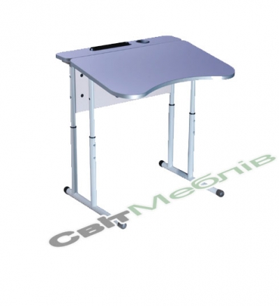 Стіл 1-місний антиск. без полиці (№4-6