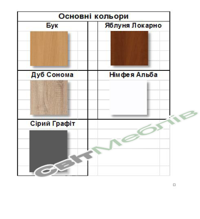 Тумба з шухлядами мобільна БЮ301