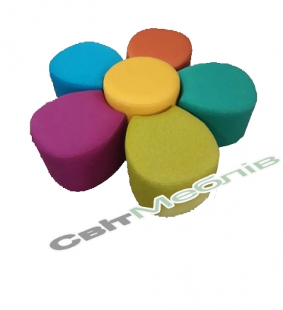 Комплект пуфів  "Квіточка"