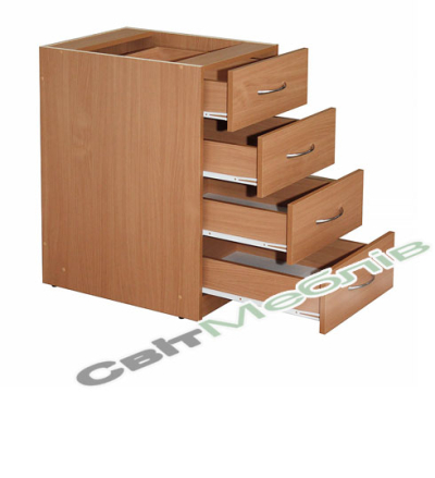 Тумба з шухлядами вбудована БЮ302