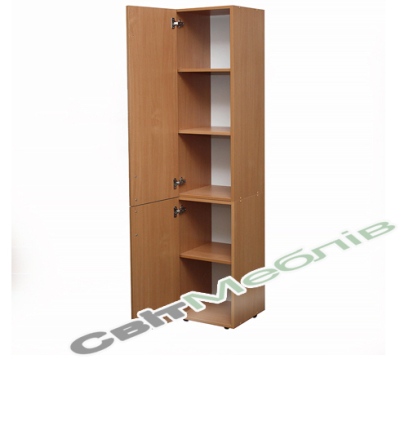 Пенал 2-дверний на п'ять полиць БЮ514(515)