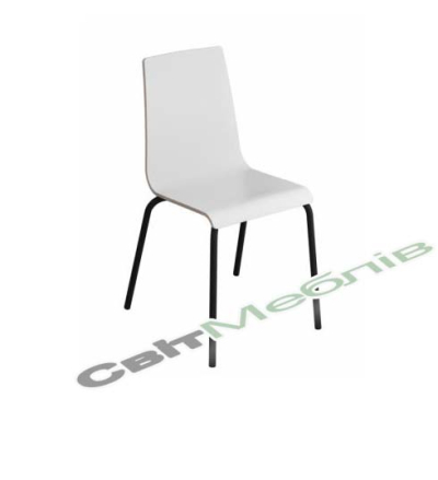 Стілець з фанерним моноблоком, з покриттям фанери HPL