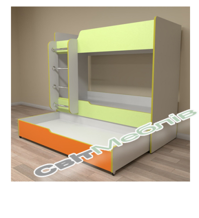 Ліжко дитяче 3-х ярусне  Марічка