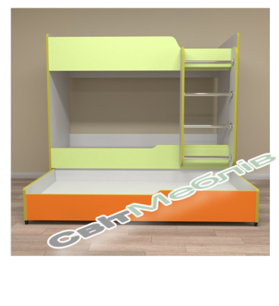 Ліжко дитяче 3-х ярусне  Марічка